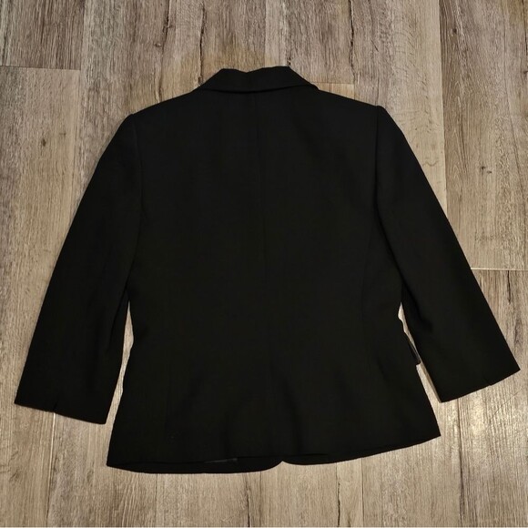 LE SUIT Black Blazer Jacket Notched Collar Single Breasted 3 button Suit Jacket - Picture 10 of 10